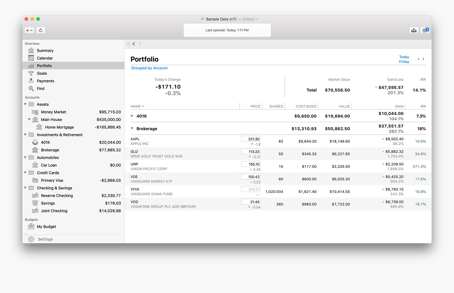 personal finance mac software