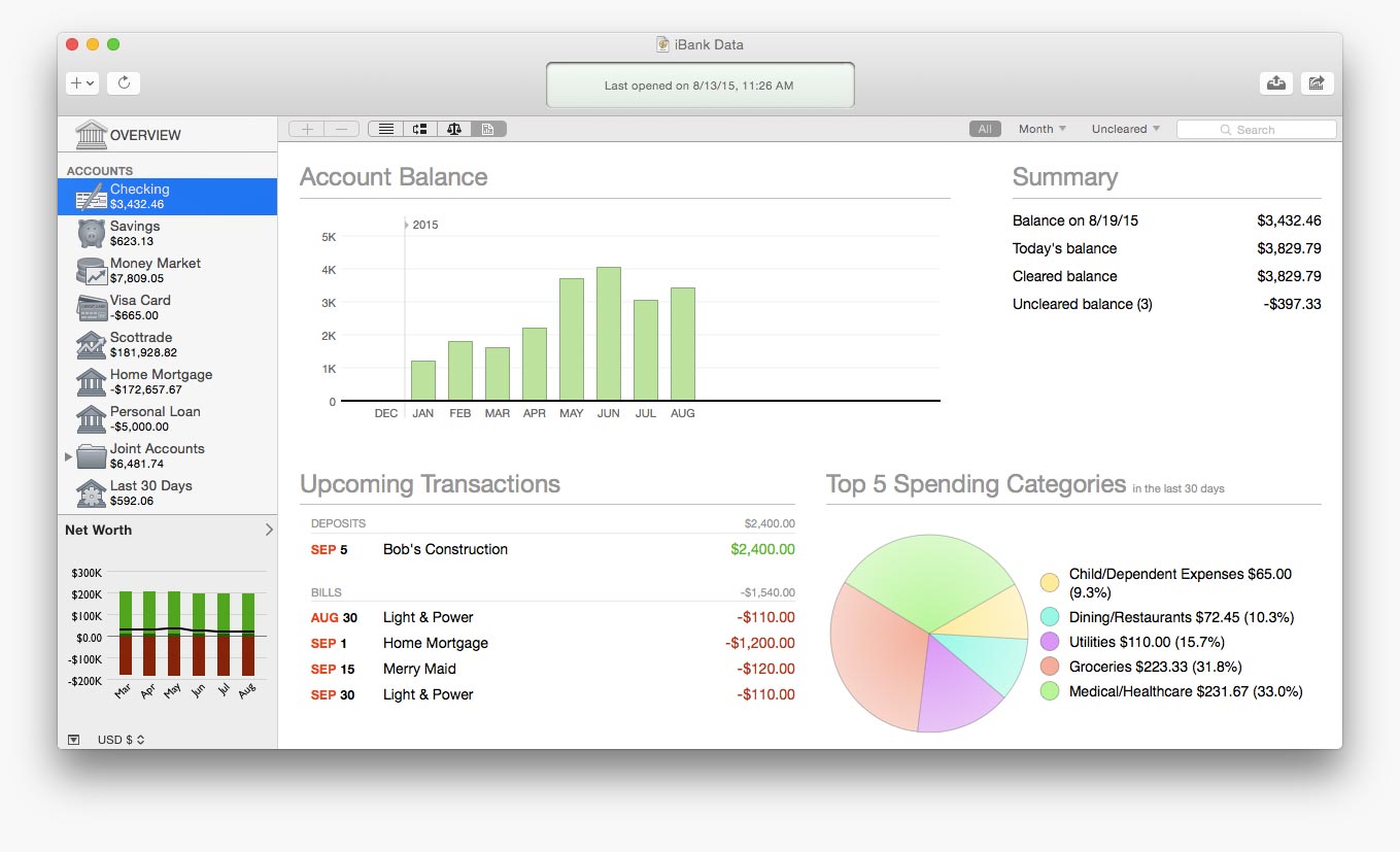 personal finances software for mac